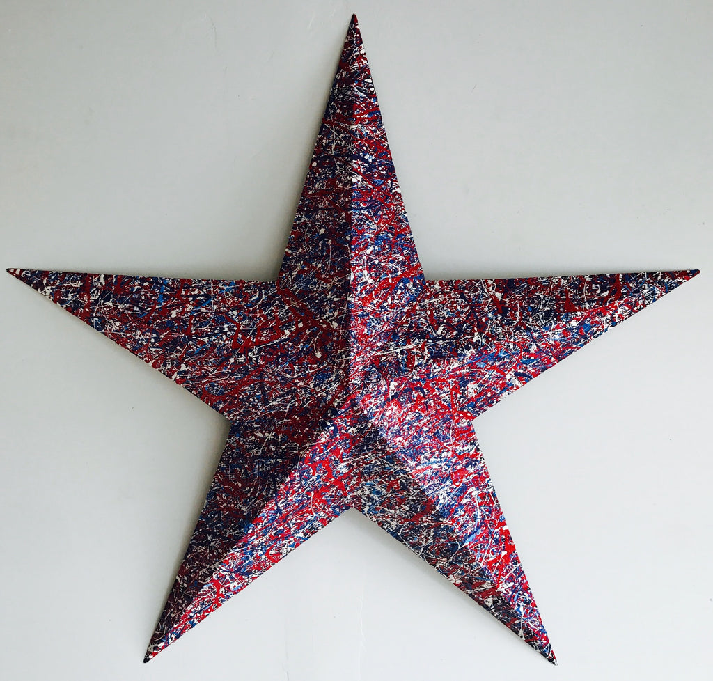MIXED Red & White Stars 'wonderful Time' MIXED Recyclable